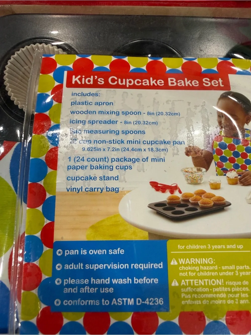 Kid's Cupcake Bake Set - Red